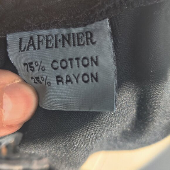 Jean jacket in Black with Bling! Beautiful braiding and studding, lightweight - Picture 4 of 6